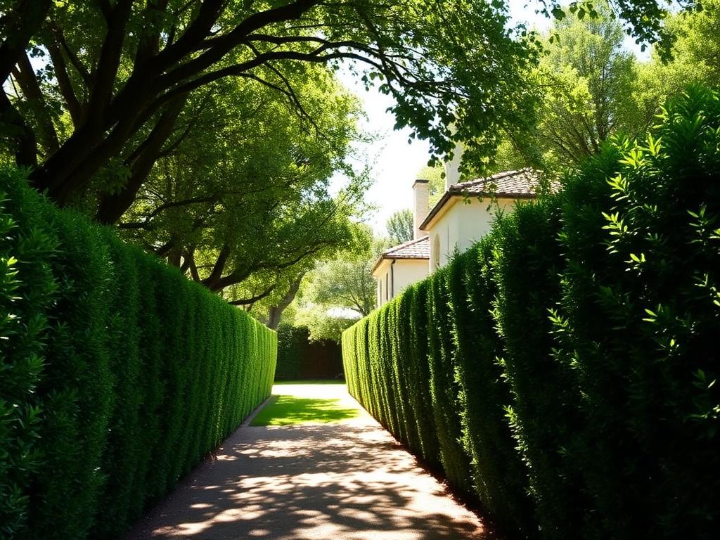 Quiet residential street in Santa Barbara
